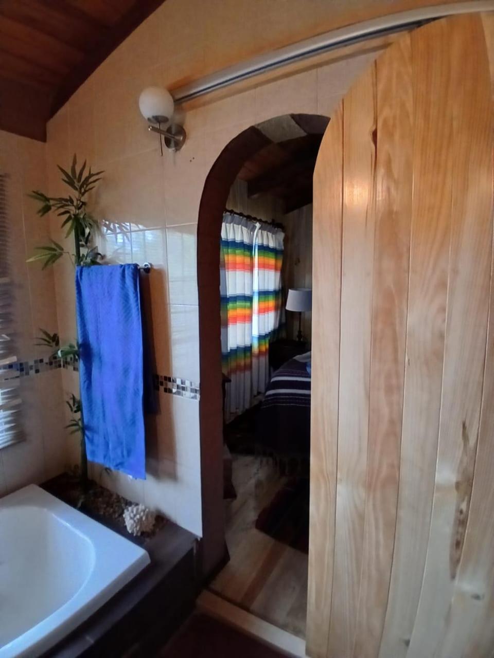 Cabana Con Banera Y Chimeneas En Puesta De Sol El Pacifico Zewnętrze zdjęcie