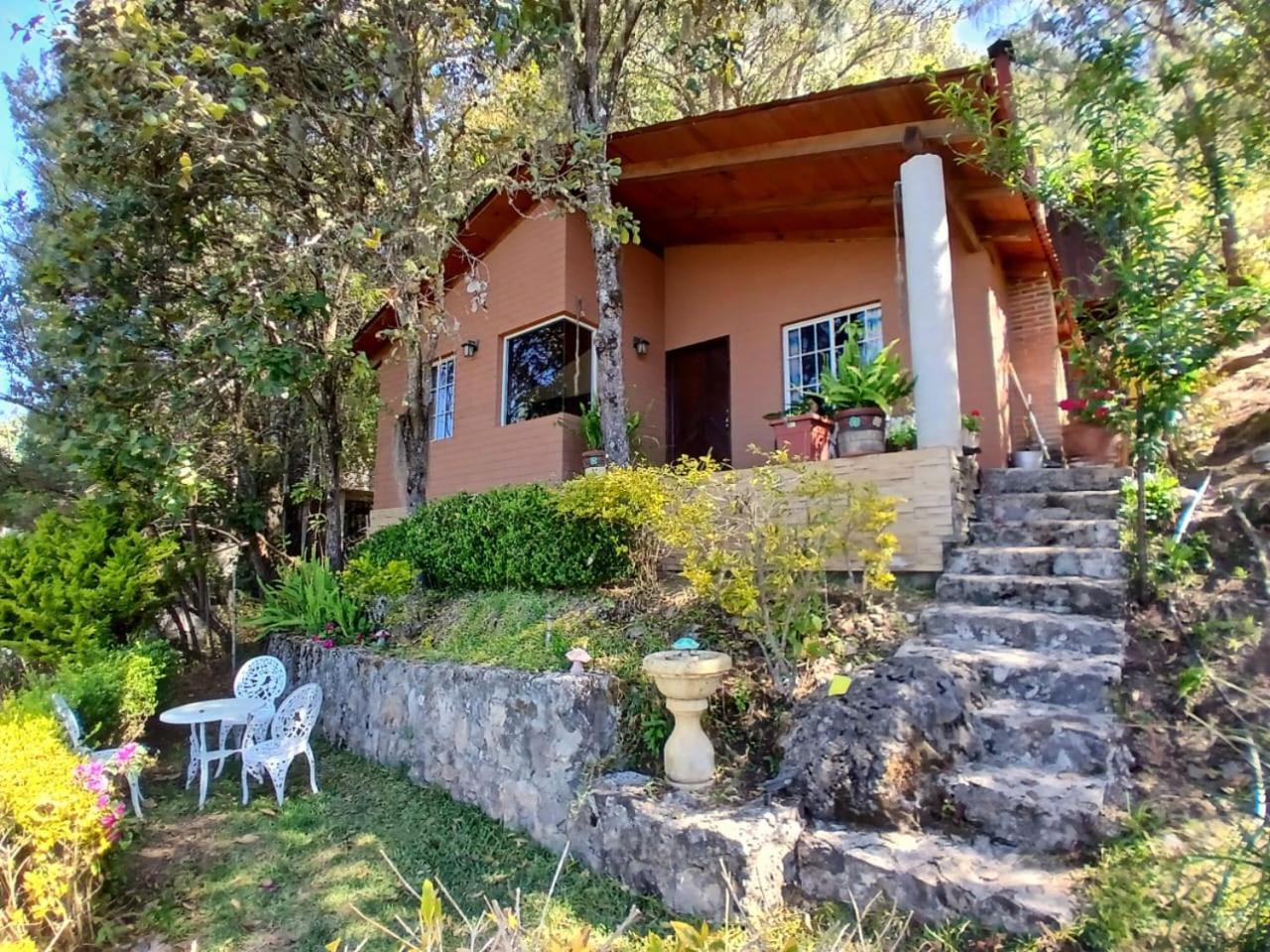 Cabana Con Banera Y Chimeneas En Puesta De Sol El Pacifico Zewnętrze zdjęcie